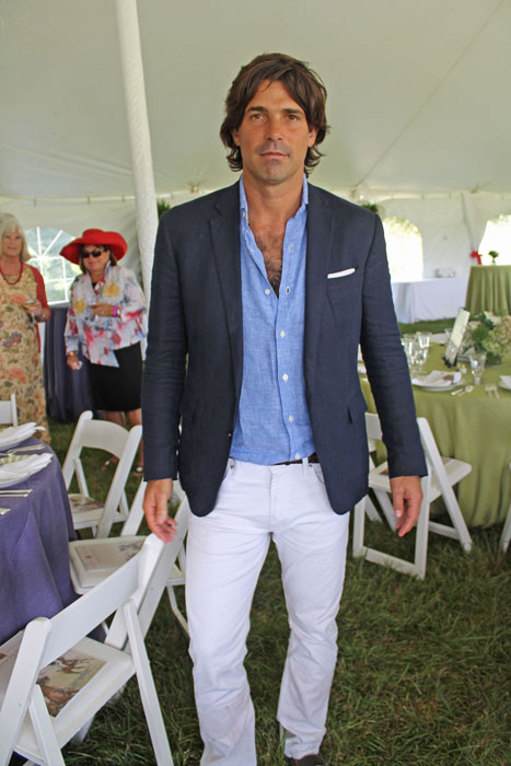 Polo player and model Nacho Figueras wearing Ralph Lauren. 