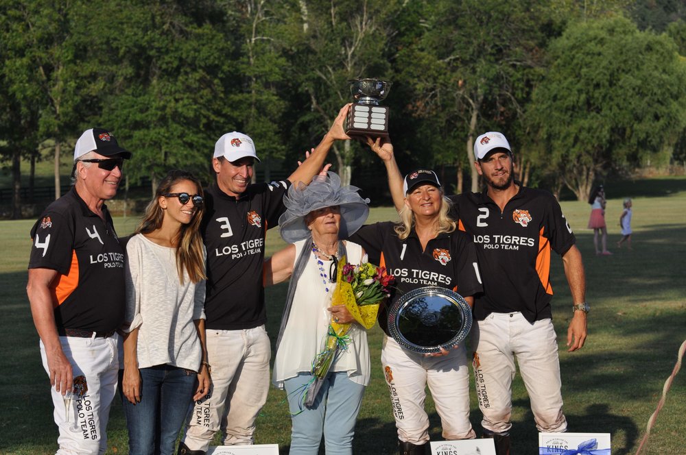 Los Tigres, winners of the 10th Ride to Thrive Polo Classic (photo by Sandra Vannoy).