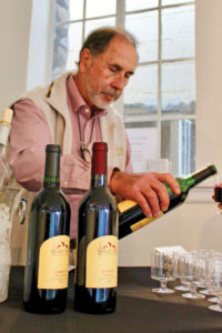 Three Fox Vineyards poured wine.
