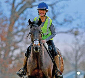 Valerie Ashker & Primitivo Cross The Finish Line In Middleburg, Virginia