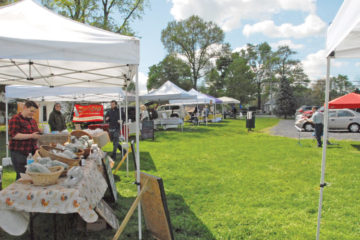 A view of the farmer's market during the 2016 season.