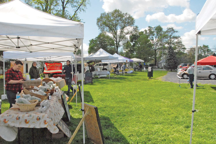 A view of the farmer's market during the 2016 season.