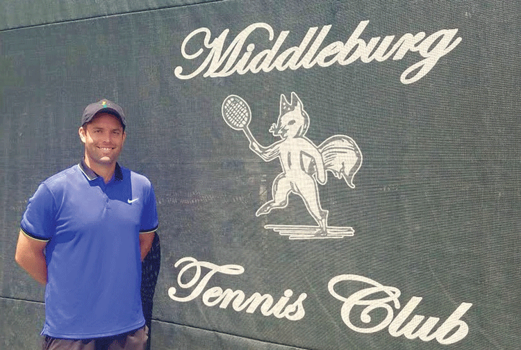 New tennis director Kevin Brundle. Photo courtesy of Middleburg Tennis Club.