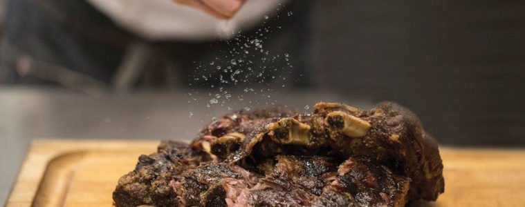 The final touches at Salamander's Harrimans kitchen.