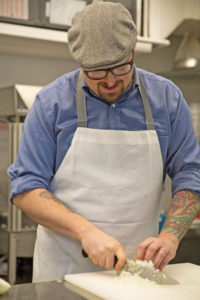 Chef Lawrence Kocurek of Hunter's Head Tavern.
