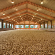 Indoor Arena by Attwood at St. Bride’s Farm in Upperville. Photo courtesy of Attwood Equestrian Surfaces