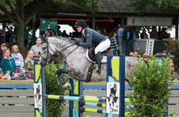 Lisa Butzer on Courageous, owned by Ponies and Palms, LLC. Butzer won the class on her second mount, Cash and Go, owned by Ponies and Palms, LLC.