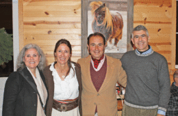 Lia Johnson, Carola Taddeo, Fernando Landro and George Johnson