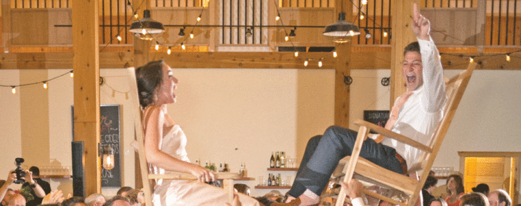 The dance floor was packed all night and the bride and groom savored every moment