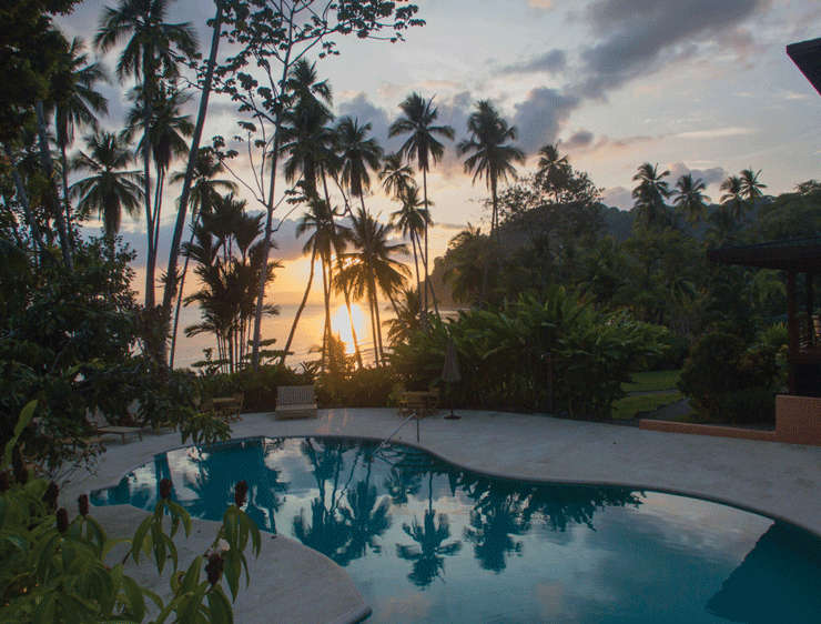 Take a dip in the pool and soak in the beautiful views