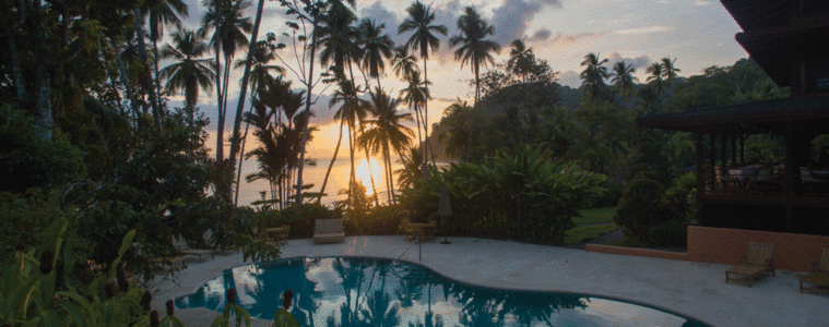 Take a dip in the pool and soak in the beautiful views