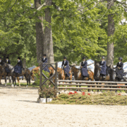 Judging of side saddle class. Beauty and organization was everywhere you looked at UCHS. Photo by Joanne Maisano