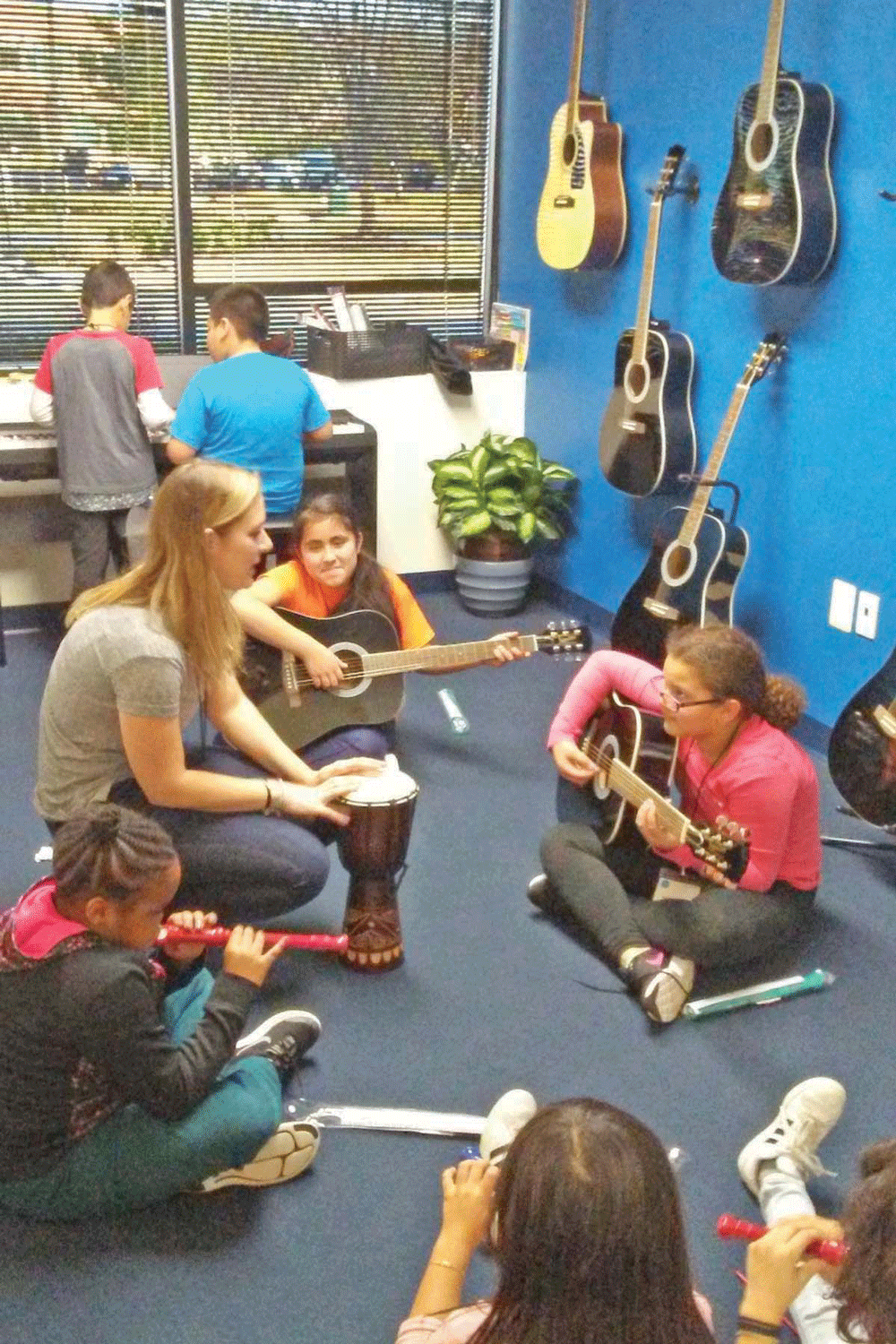 Music Appreciation program at INMED’s Opportunity Center in Sterling