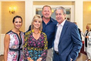 Desiree Zabriskie, Sheila and Roger Clemens, David Southworth.