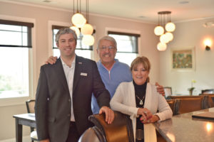 L’Auberge Provençale is a family affair. Pictured: Christian, Alain, and Celeste Borel.